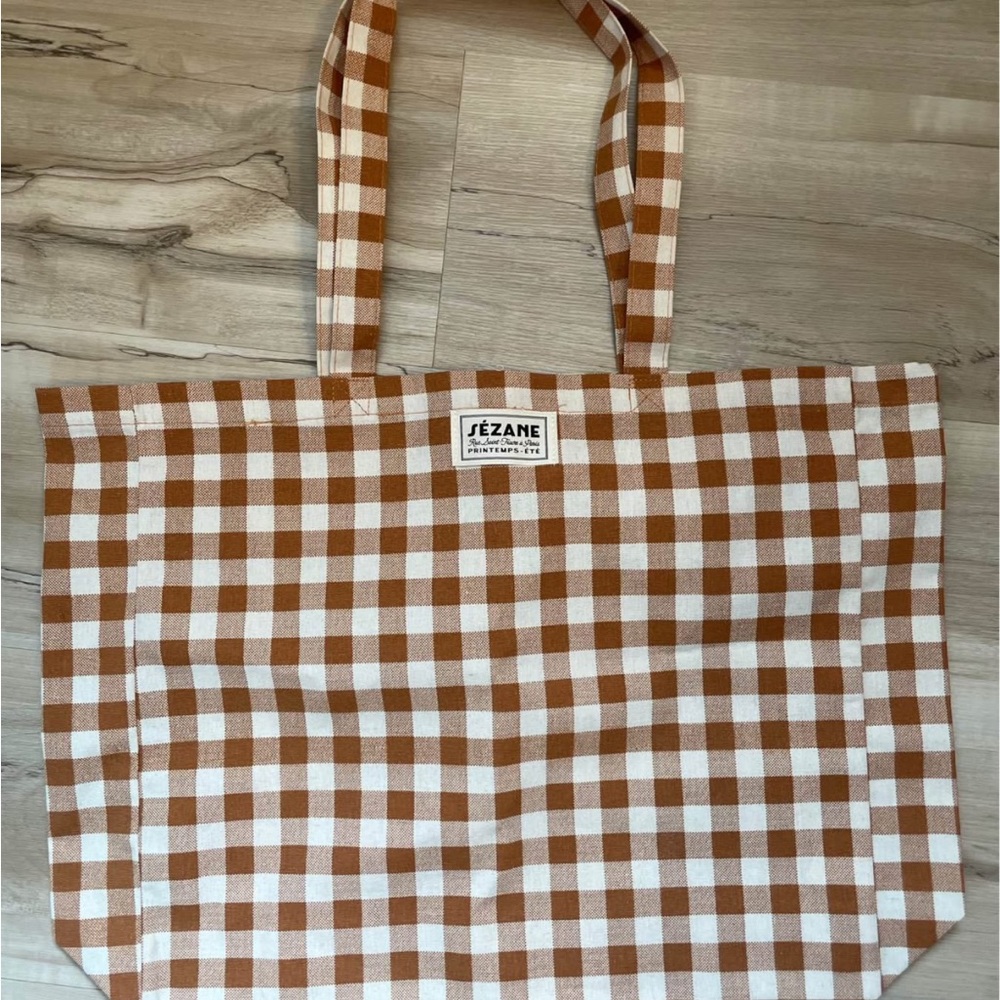 Checkered Tote Bag